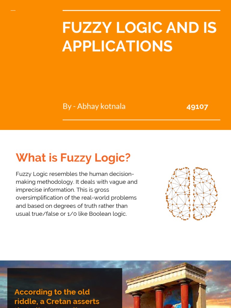 Fuzzy Logic: Concepts and Applications | PDF | Fuzzy Logic | Logic