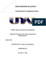 "Universidad Nacional de Juliaca": Facultad de Gestion Pública Y Desarrollo Social