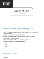 Basics of OOP: Chapter # 13