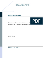 Perspectives: Toward A Nuclear Weapons Free World: A Chinese Perspective