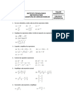 Taller Diagnostico Calculo Diferencial PDF