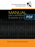 Manual para La Administración de Proyectos en La Universidad Centroamericana