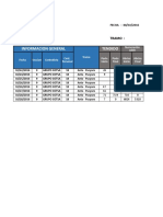 Informacion General Tendido: Tramo