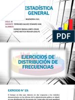 Distribución de frecuencias de sueldos