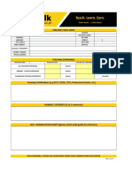 Teacher's Data Sheet