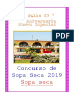 Concurso de Sopa Seca 2019