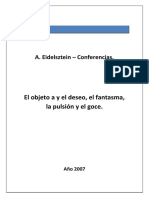 Alfredo Eidelsztein - El objeto a y el deseo, el fantasma, la pulsión y el goce.pdf