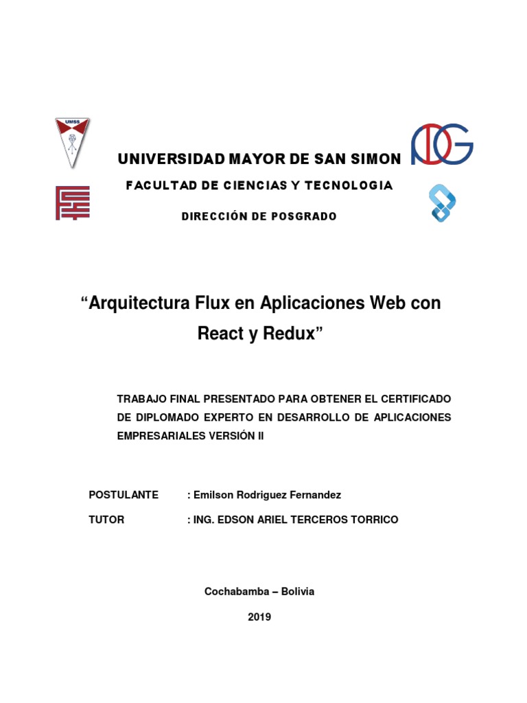 Arquitectura Flux con React y Redux | PDF | Marco de software | Script Java