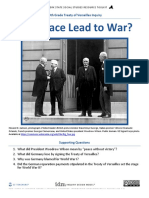 Can Peace Lead To War?: 10th Grade Treaty of Versailles Inquiry