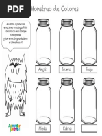 Plantillas del Monstruo de Colores | PDF