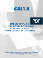 Manual operacional pagamento salários e fornecedores