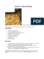 macaroni cook book