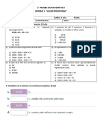 2° Prueba de Valor Posicional Plan Remedial