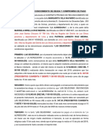 Contrato de Reconocimiento de Deuda y Compromiso de Pago - Margarita