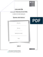 Evaluación Módulo_ Ciencias de La Vida Ciencias Naturales. Quinto Año Básico - PDF