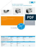 NPK 25, NPK 050 and NPK 0100 Series Swing Piston Vacuum Pumps and Compressors