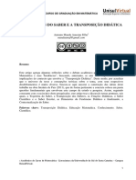 Antonio Mandu-Trajetorias Do Saber e A Transposicao Didatica