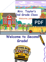 Mrs. Taylor's 2nd Grade Class: Welcome, Parents!