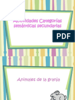 Actividades Categorias Semanticas