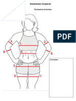 Perimetria feminina - anamnese corporal