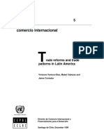 Reformas y Patrones de Comercio en LA-CEPAL