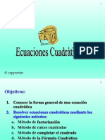 Presentacion Ecuaciones Cuadraticas