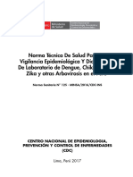 Norma Técnica de Salud Epidemiológica