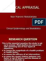 Critical Appraisal: Noor Pramono Noerpramana