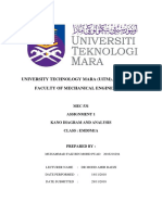 University Technology Mara (Uitm), Shah Alam Faculty of Mechanical Engineering