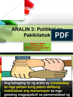 Aralin 3 - Politikal Na Pakikilahok