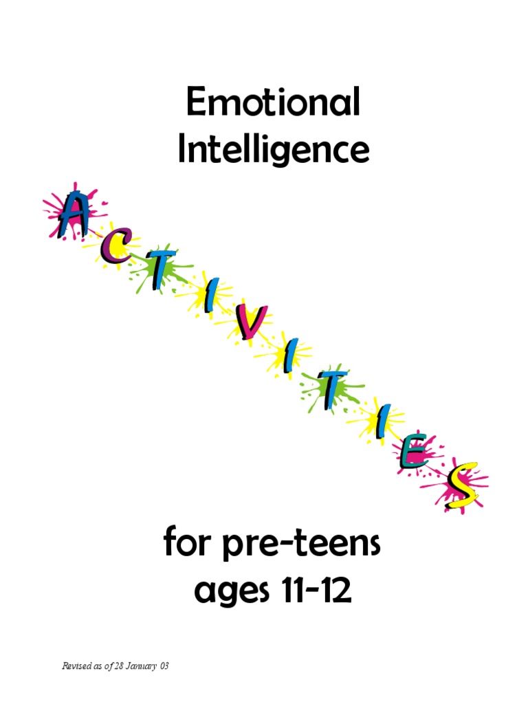 Emotional Intelligence for Pre-Teens | PDF | Bullying | Interpersonal ...