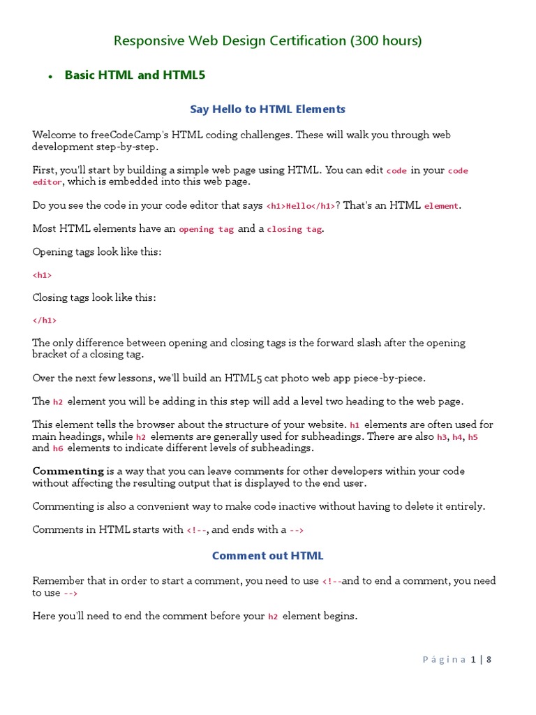 Basic HTML and Html5 | Download Free PDF | Html Element | Html