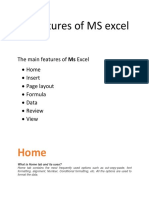 MS Excel Basics Chaitu