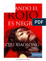 Cuando El Rojo Es Negro - Qiu Xiaolong