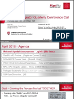 APR 2018 Process Integrator Quarterly Call