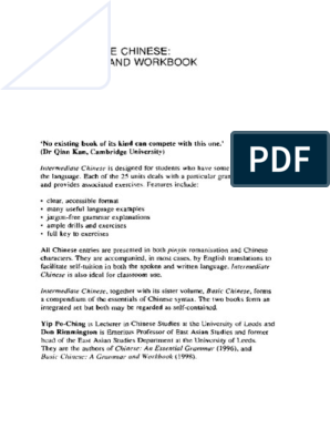 Asian Anal Fisting And Doo Doo - Grammar Workbooks) Yip Po-Ching, Don Rimmington-Intermediate Chinese - A  Grammar and Workbook (Grammar Workbooks) - Routledge (1998) PDF | PDF