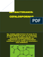 Cefalosporinas: Generaciones y Mecanismo de Acción Contra Bacterias Gram Positivas y Negativas