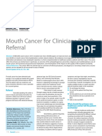 Mouth Cancer Referral: When Specialist Care is Needed