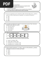 Examen Cuarto Matematicas