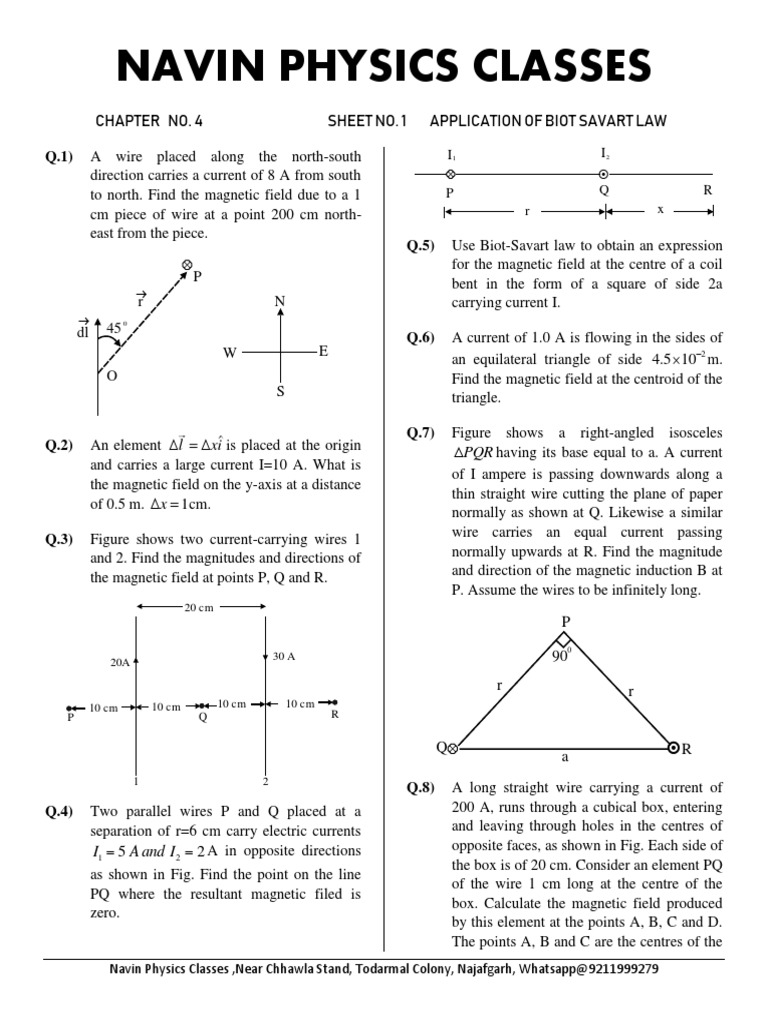 Sheet 1 PDF Field Induction