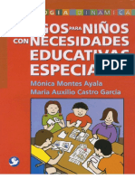 Libro Dinamicas para Ninos Con Necesidades Educativas Especiales (Completo)