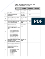 Jadual Kerja LP