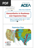 Geosynthetics in Roadways Over Expansive Clays