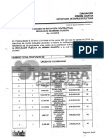 Pliegos Proceso 141-2019 de Mina Cuantía Pereira, Risaralda