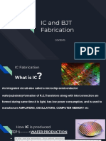 IC and BJT Fabrication