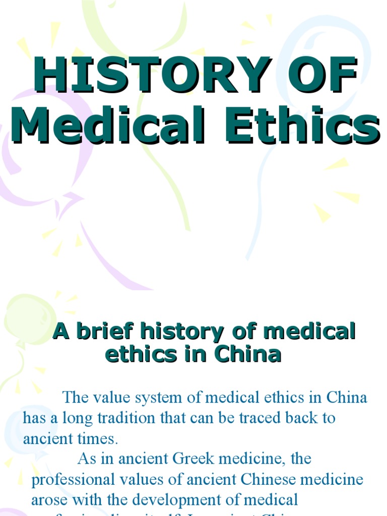 History of Chinese Medical Ethics | PDF | Confucianism | Physician
