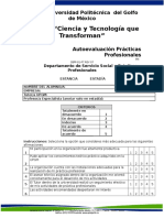 Autoevaluacion Practicas Profesionales PR SSPP 01 F7REV07