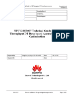 Technical Guide To LTE Throughput DT Data-Based Accurate Network Optimization