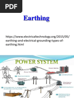 Electrical Earthing Installation Guide | PDF | Screw | Electricity