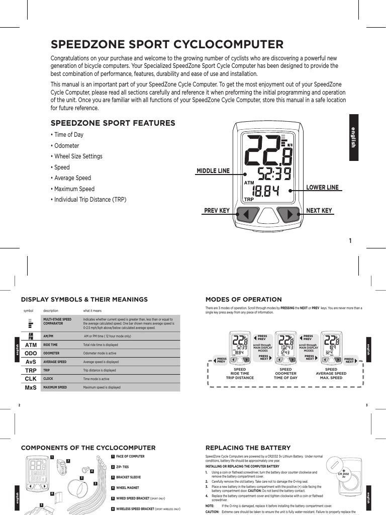 Speedzone Sport - Instruction-Guide | PDF | Human Powered Transport ...